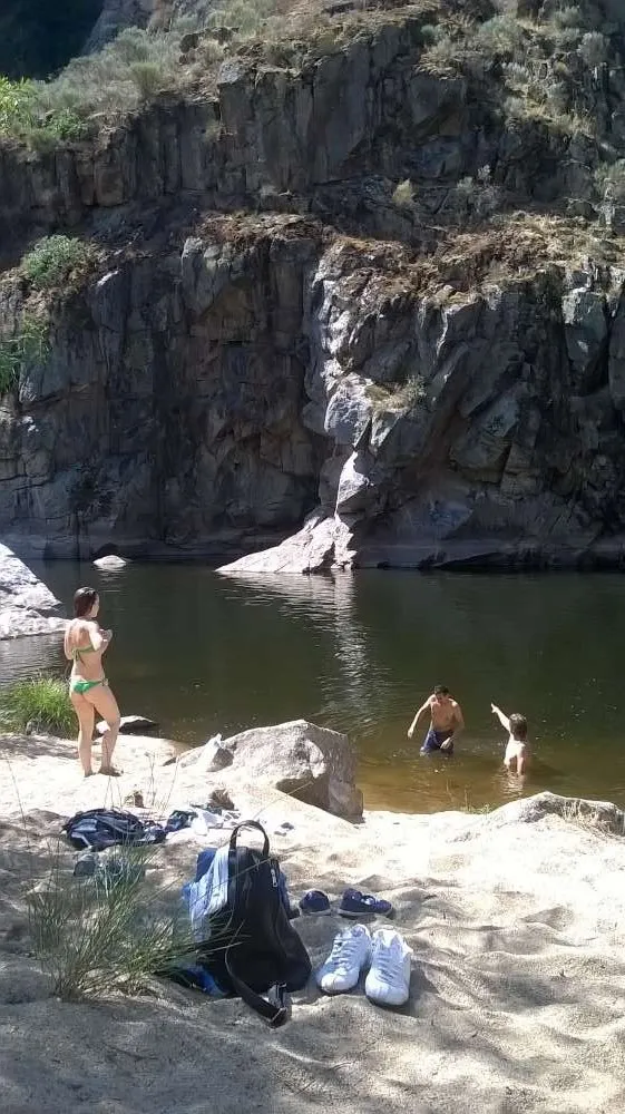 Piscina natural en los Arribes del Duero